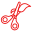 Signature cut service icon